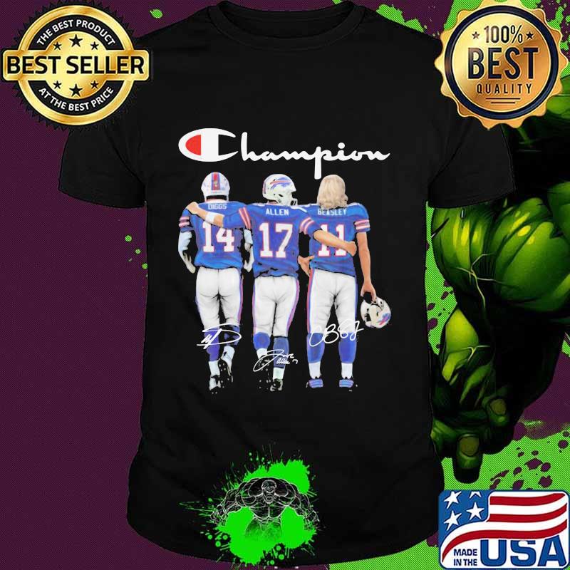 Champion Buffalo Bills Allen Beaslet Signature Shirt Champion Buffalo Bills Allen Beaslet Signature Shirt