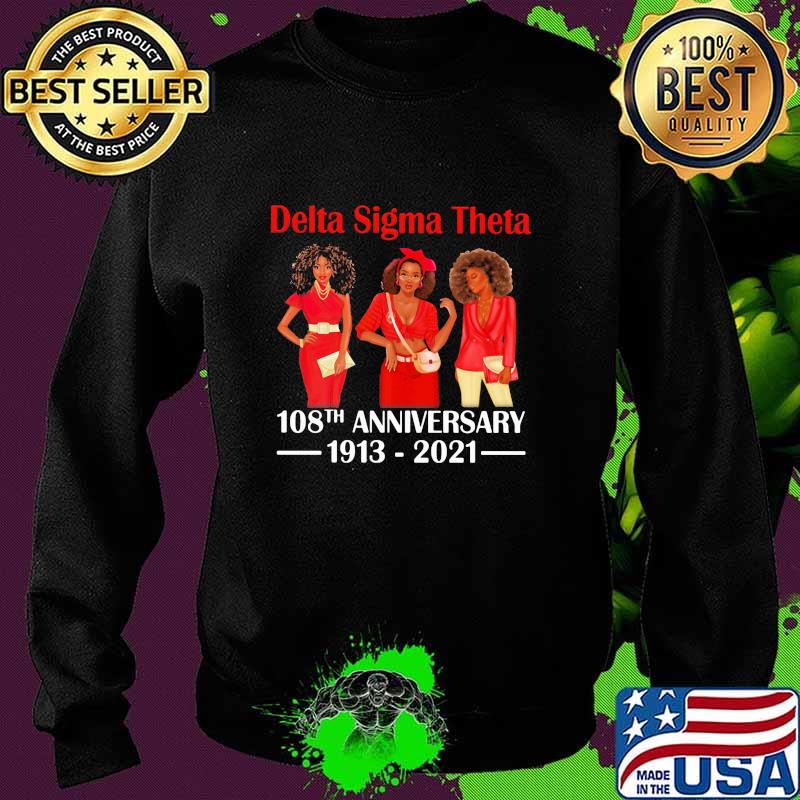 Delta Sigma Theta 108th Anniversary 1913 2021 Wear Clothes Red Shirt Sweater Delta Sigma Theta 108th Anniversary 1913 2021 Wear Clothes Red Shirt Sweater