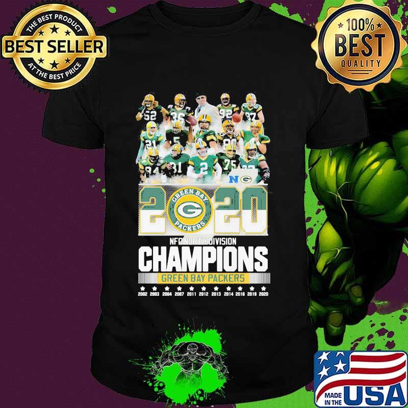 Green Bay Packers Nfc North Division Champions 2020 Stars Shirt