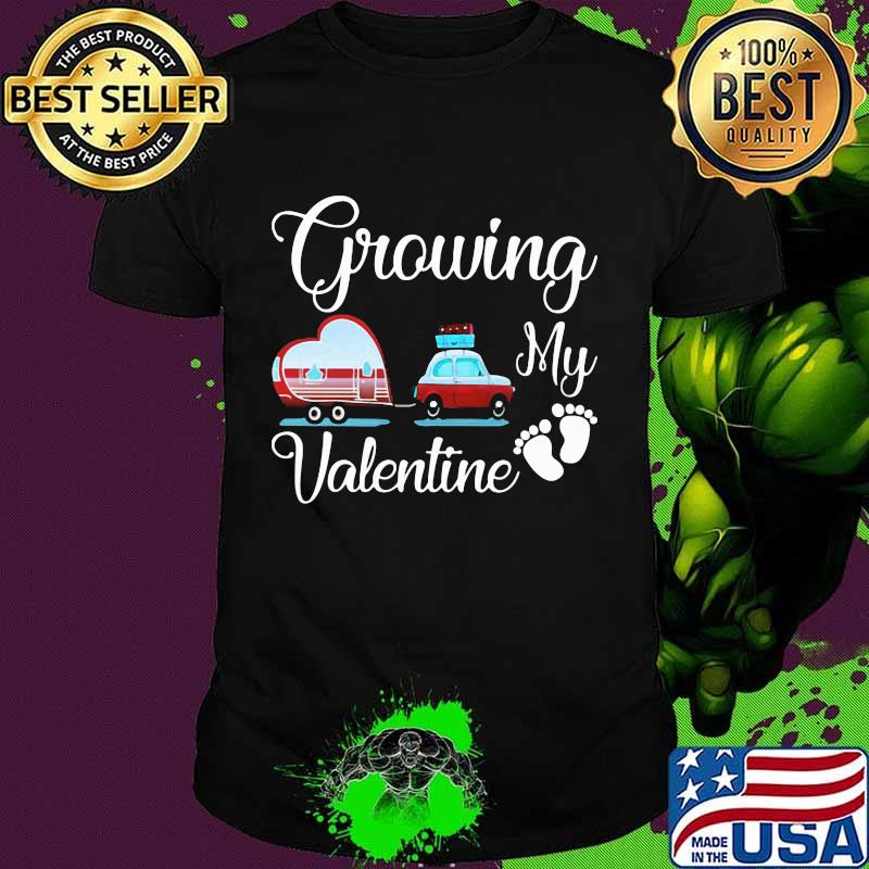 Growing My Valentine Ambulance Heart Foot Shirt