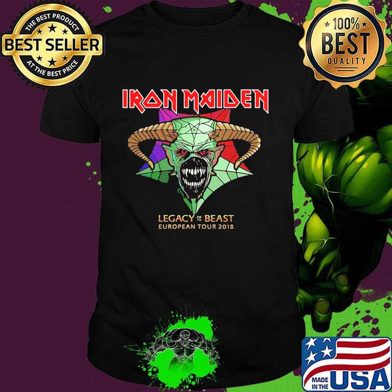 Iron Maiden 'Legacy Of The Beast Tour' Womens Fitted Shirt