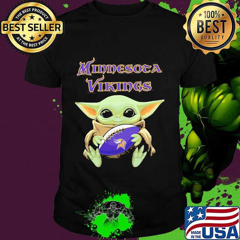 Minnesota Vikings Baby Yoda Football Shirt