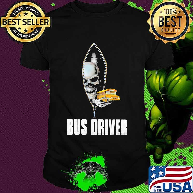 Official Bus Driver Skull Shirt