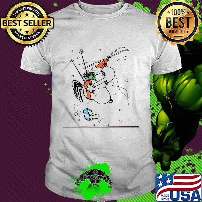 Official Snoopy Snowboarding Shirt