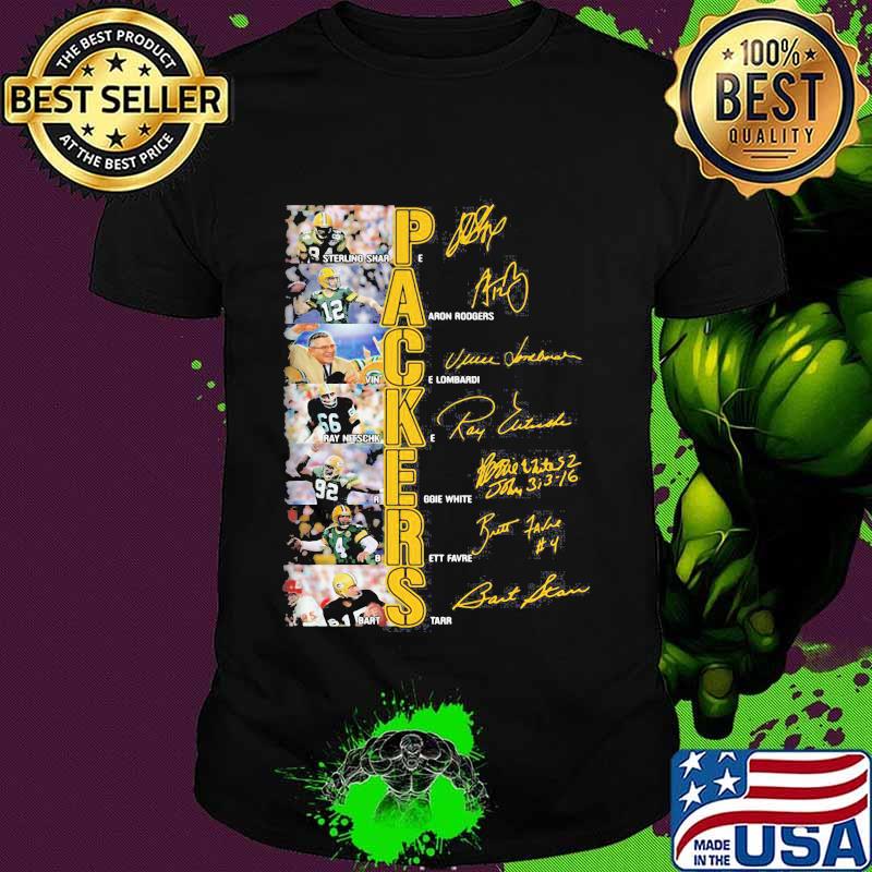 Packers Name Player Team Football Signature Shirt