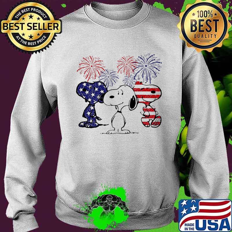 Snoopys American Flag Happy New Year Shirt Sweater Snoopys American Flag Happy New Year Shirt Sweater