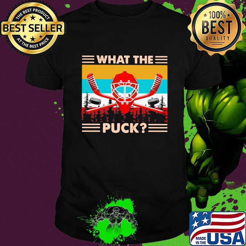 What The Puck Hockey Vintage Shirt
