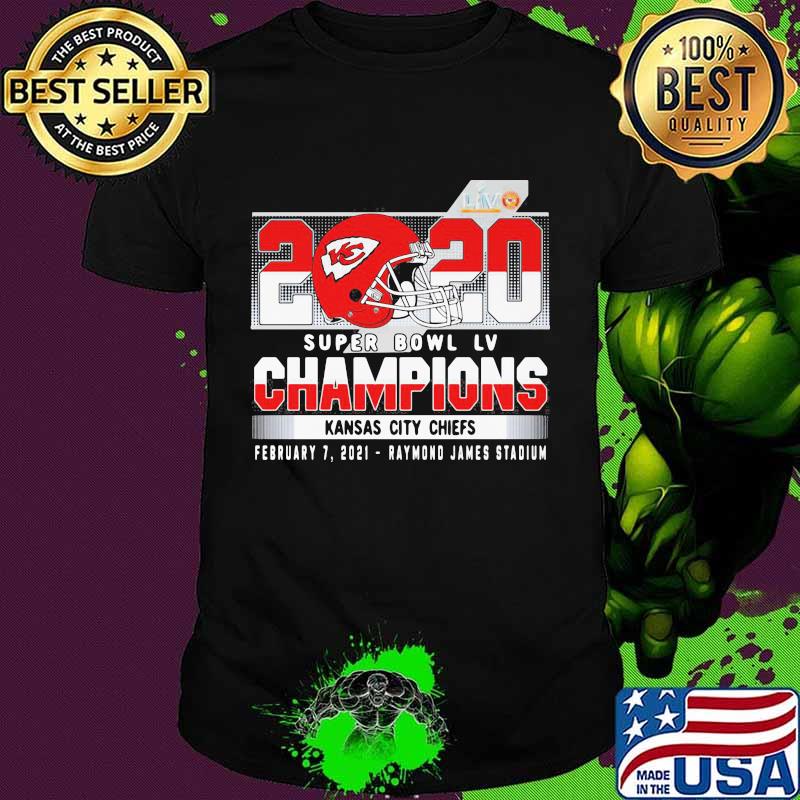 2020 Super Bowl Lv Champions Kansas City Chiefs Shirt