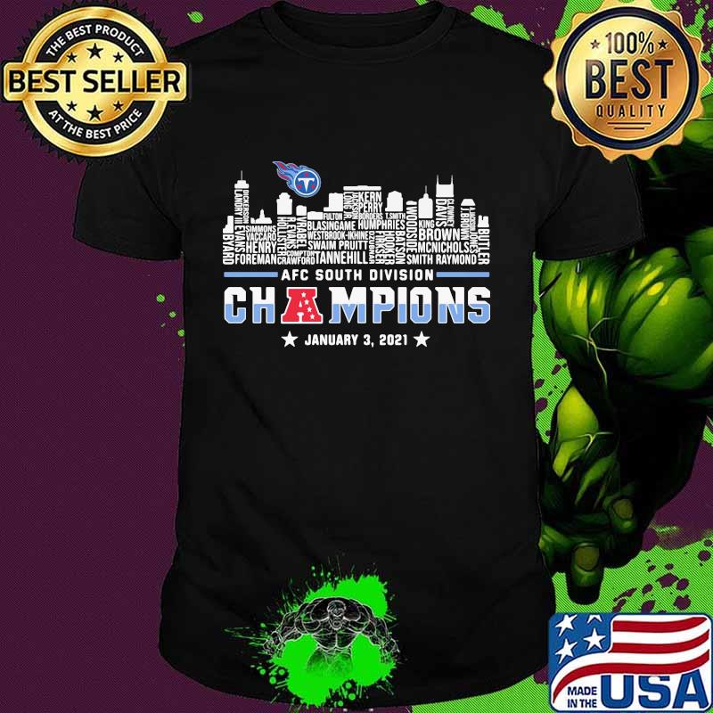 Afc South Division Champions January 2021 City Shirt