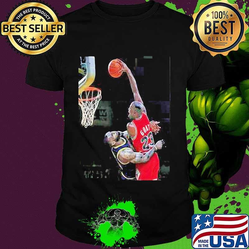 Air Mj Dunk Over Lbj High Quality Custom Shirt