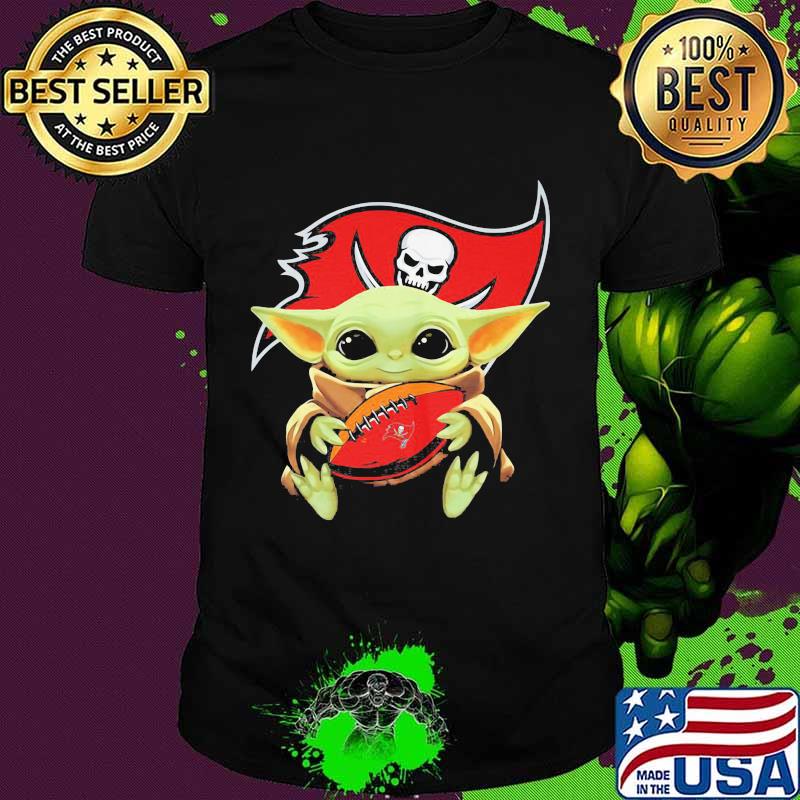 Baby Yoda Prehensile Ball Of Tampa Bay Buccaneers Shirt