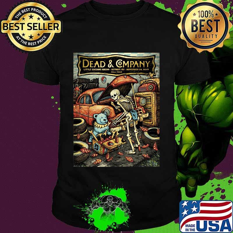 Bear And Skull Repairs Car Dead Company Shirt