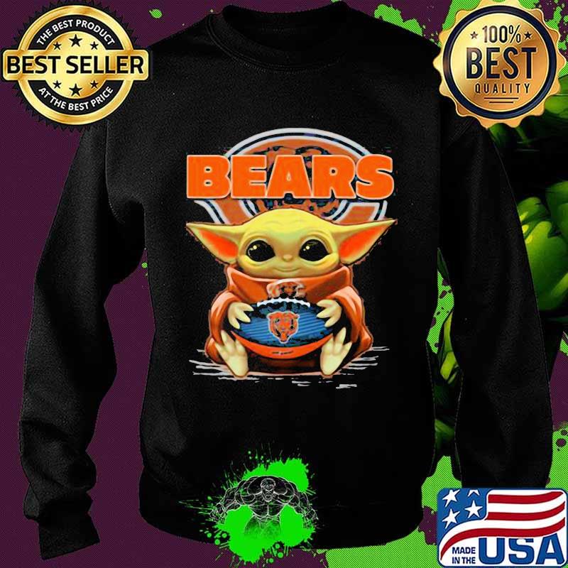 Bears Baby Yoda Football Shirt Sweater Bears Baby Yoda Football Shirt Sweater