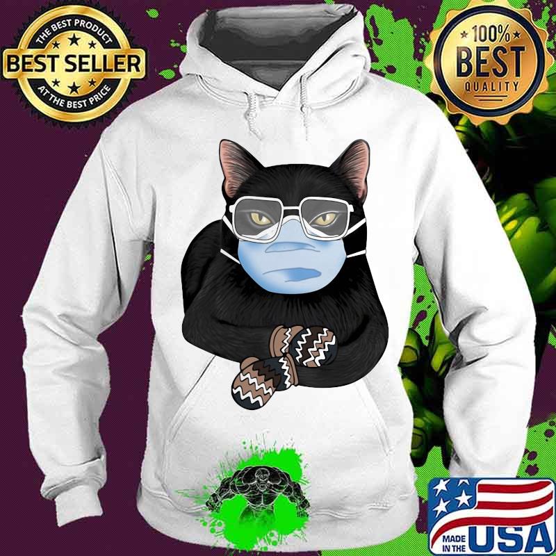 Black Cat Wear Mask Covid 19 Shirt