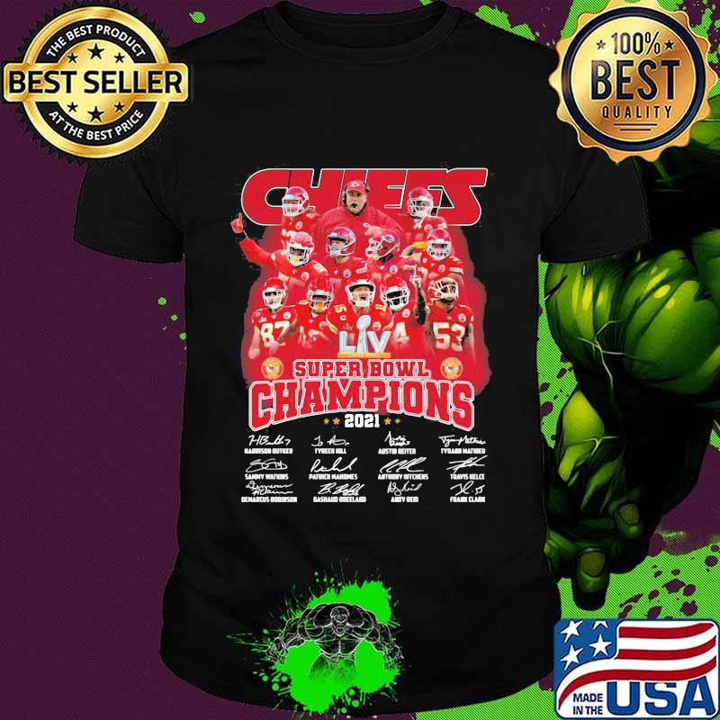 Chiefs Super Bowl Champions 2021 Signature Shirt
