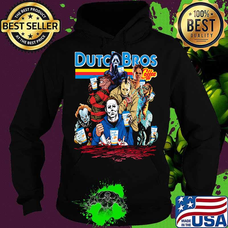 Collectibles Horror Characters Dutch Bros Coffee Shirt Hoodie Collectibles Horror Characters Dutch Bros Coffee Shirt Hoodie