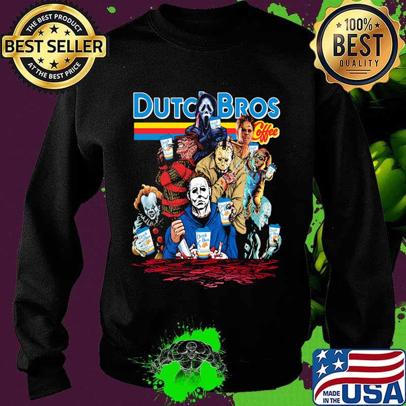 Collectibles Horror Characters Dutch Bros Coffee Shirt Sweater Collectibles Horror Characters Dutch Bros Coffee Shirt Sweater