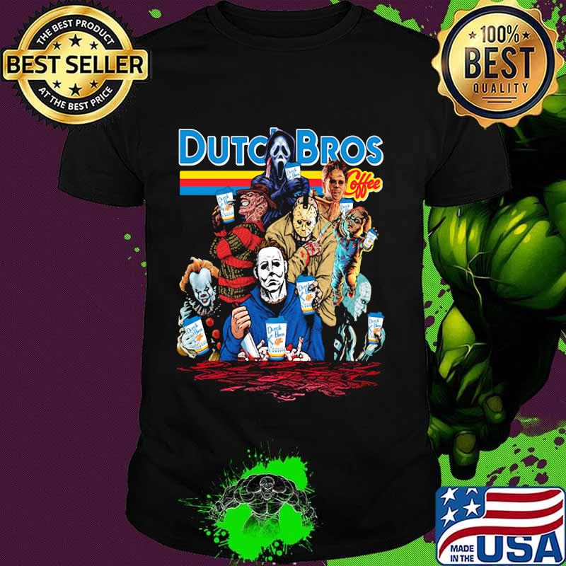 Collectibles Horror Characters Dutch Bros Coffee Shirt Collectibles Horror Characters Dutch Bros Coffee Shirt