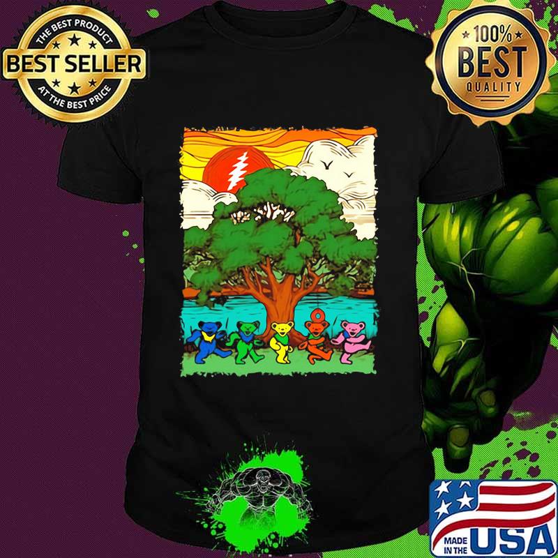 Dancing Bear Grateful Dead Sunset Shirt