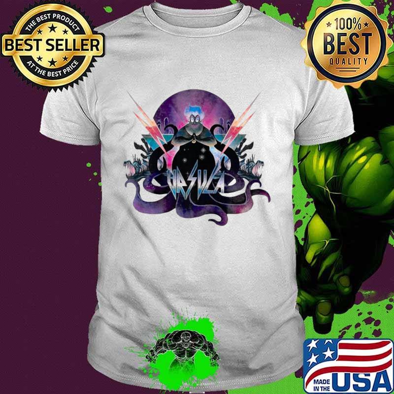 Disney Villains Ursula 90S Rock Band Neon shirt (2)