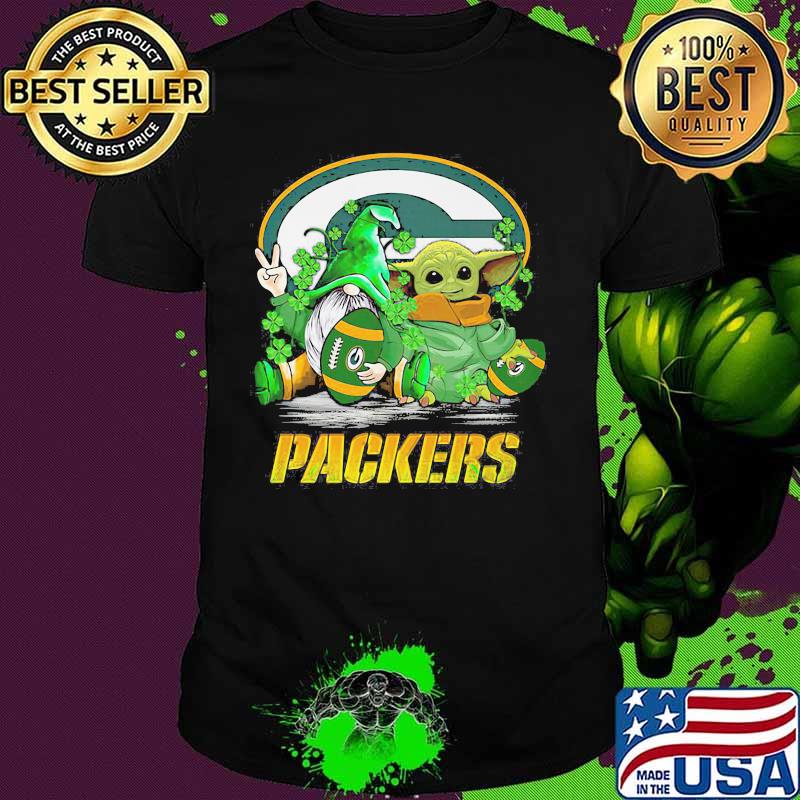 Drawf And Baby Yoda Packers Green Bay Packers Shirt