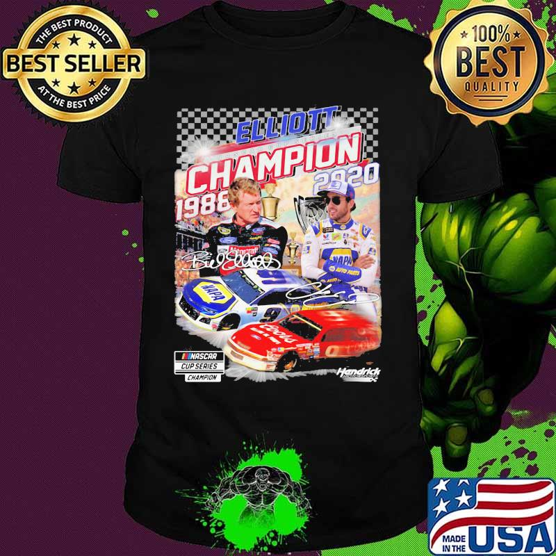 Elliott Champion 1986 2020 Nascar Signature Shirt