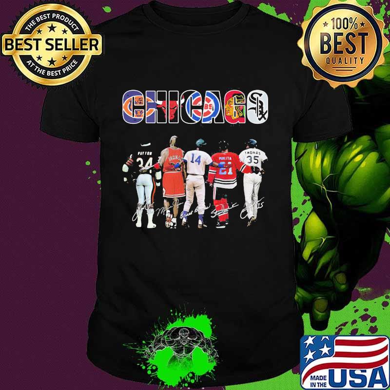 Football Team Chicago Bear Bulls Blackhawks Clubs And White Sox Shirt