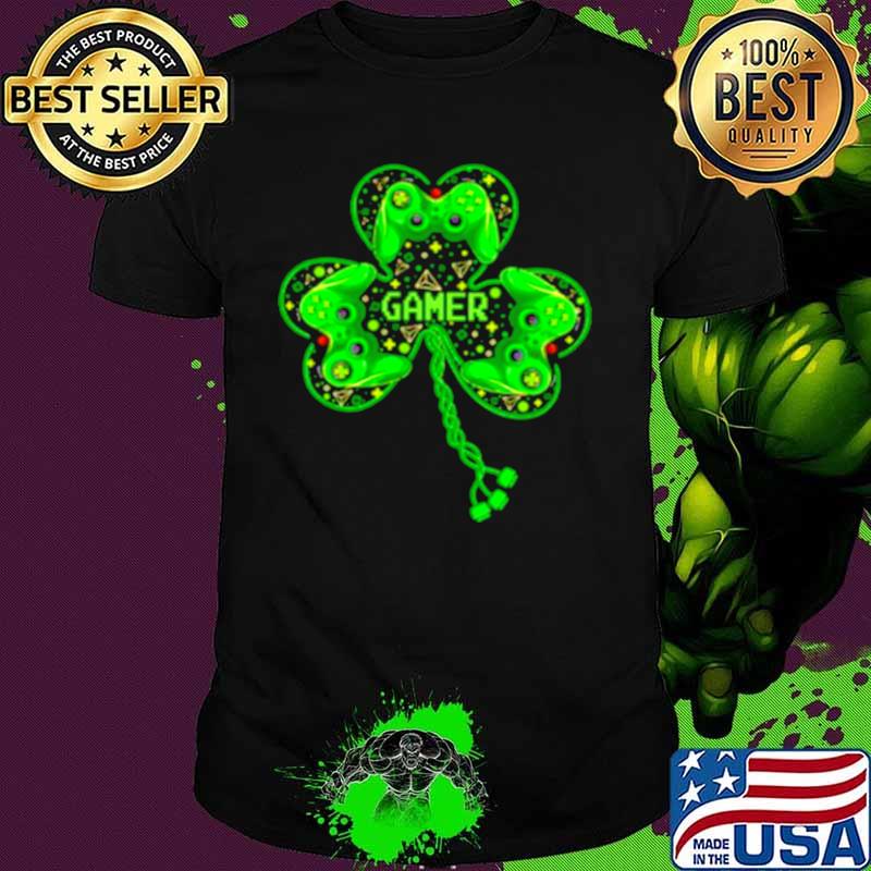 Gamer St Patricks Day Irish shirt