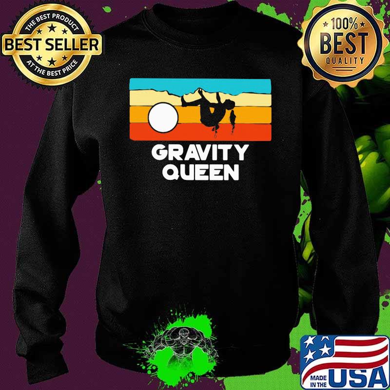 Gravity Queen The Girl And The Moon Vintage Shirt Sweater Gravity Queen The Girl And The Moon Vintage Shirt Sweater