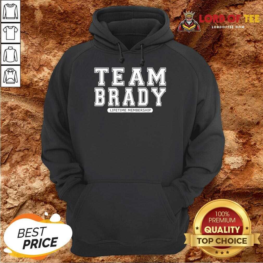 Great Team Brady Lifetime Membership Tampa Bay Buccaneers Shirt