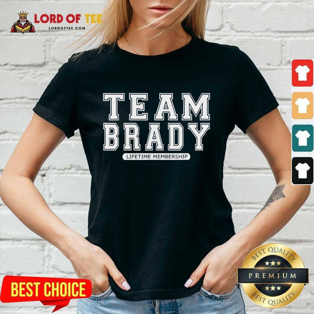 Great Team Brady Lifetime Membership Tampa Bay Buccaneers Shirt