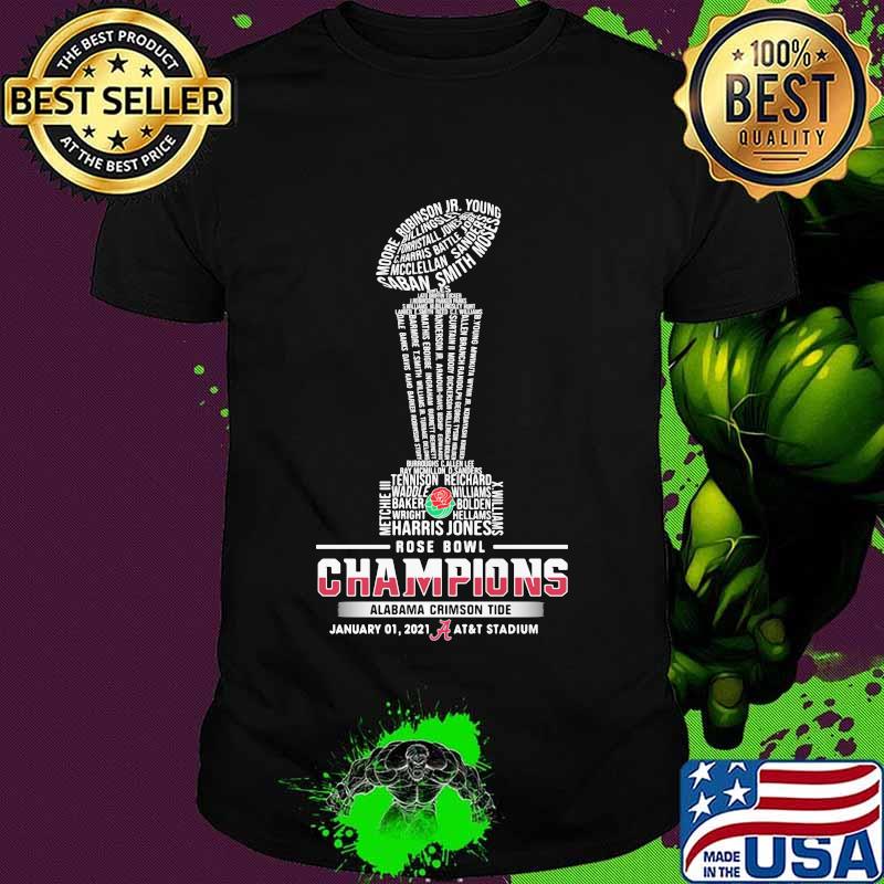 Harris Jones Rose Bowl Champions Alabama Crimson Tide Shirt