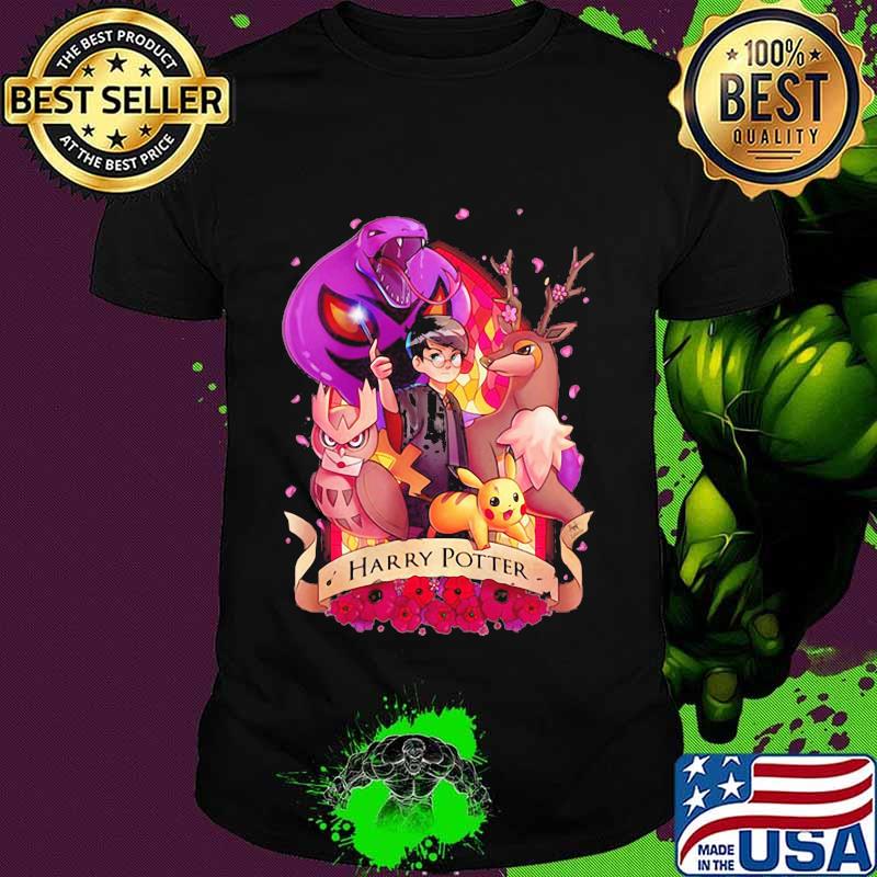 Harry Potter And Pokemon Shirt