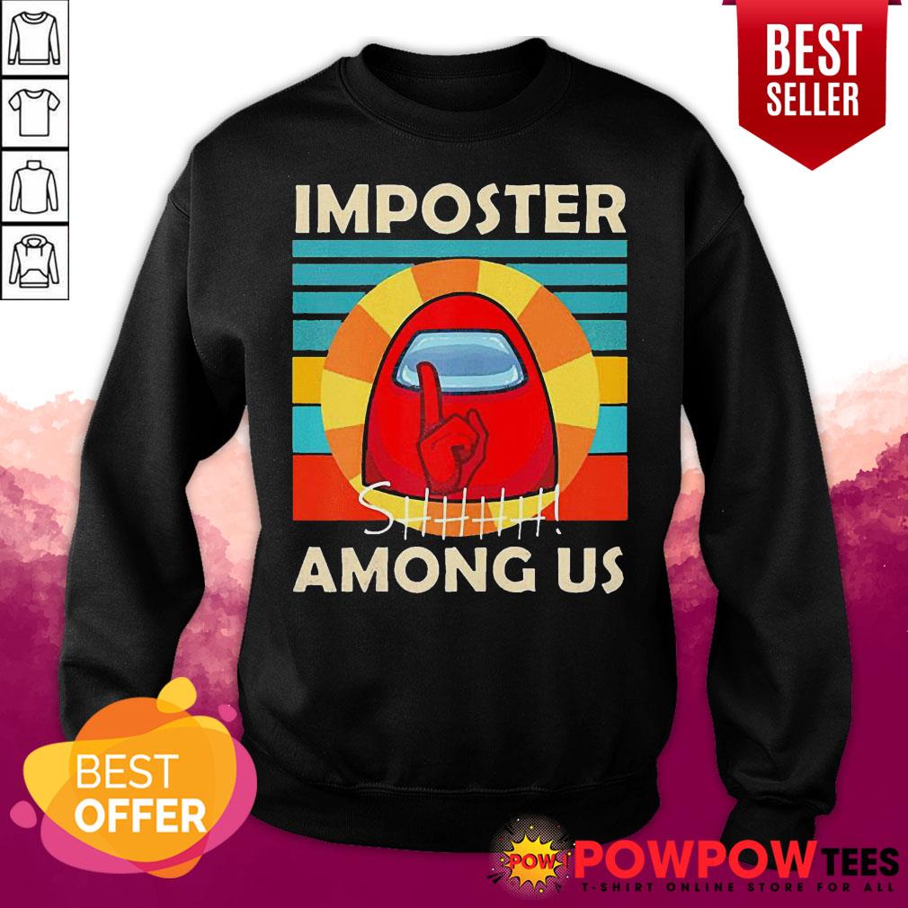 Impostor Among-us Funny Vintage Game Sus Vintage Shirt
