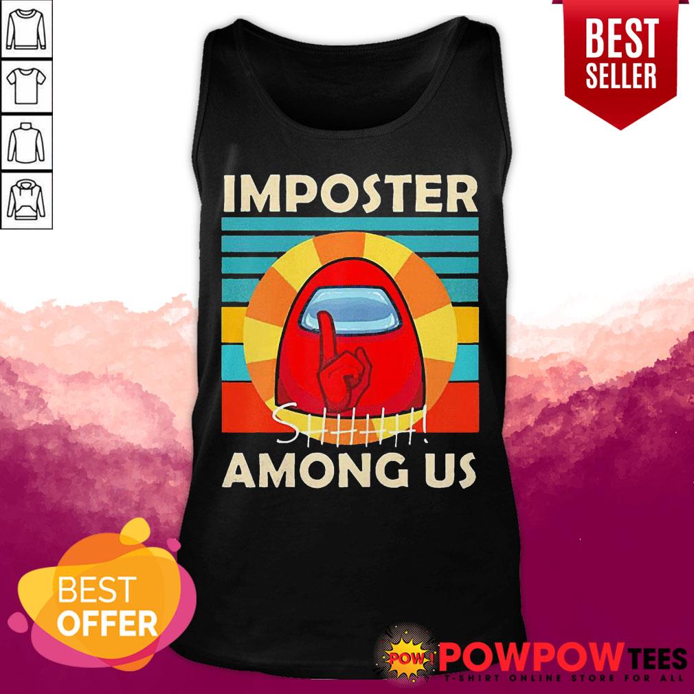 Impostor Among-us Funny Vintage Game Sus Vintage Shirt