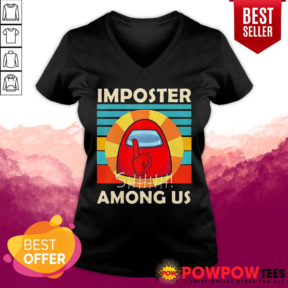 Impostor Among-us Funny Vintage Game Sus Vintage Shirt