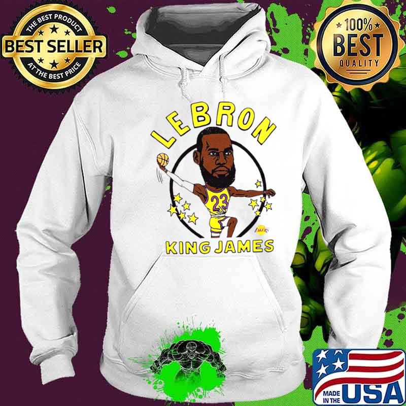 Los Angeles Lakers Lebron King James Hoodie Los Angeles Lakers Lebron King James Hoodie