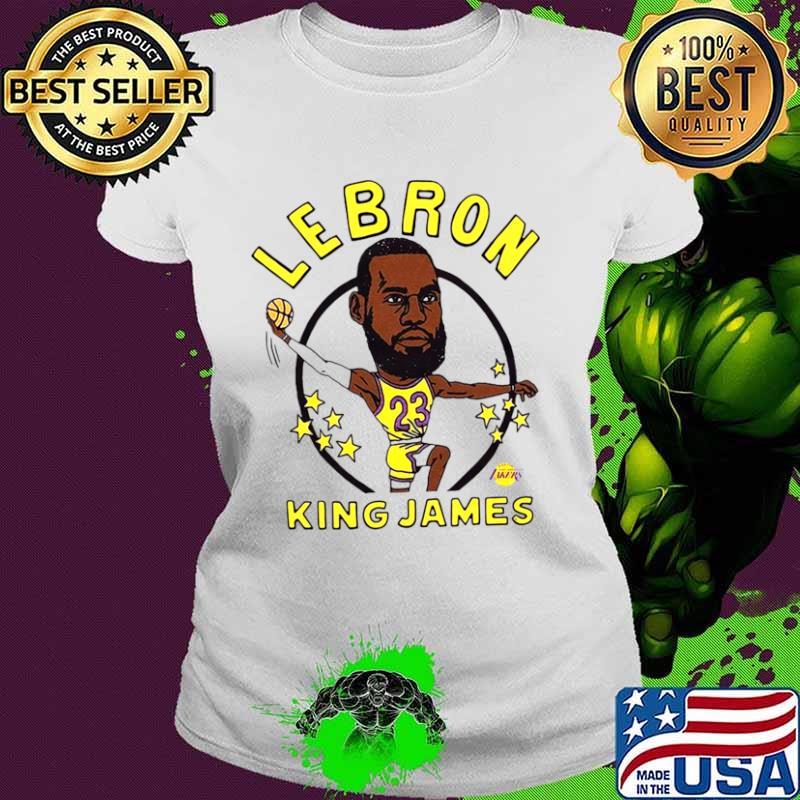 Los Angeles Lakers Lebron King James Ladies tee Los Angeles Lakers Lebron King James Ladies tee