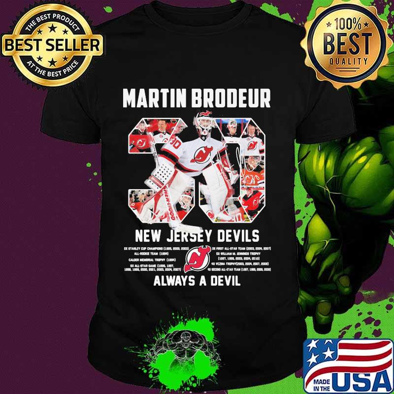Martin Brodeur 30 New Jersey Devils Always A Devil Shirt