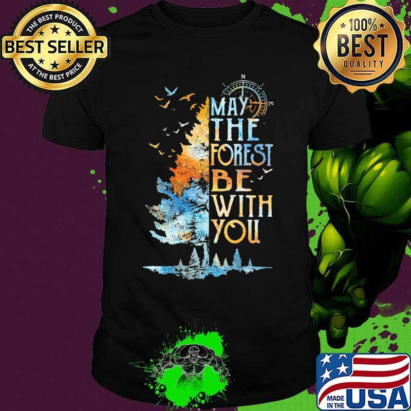 May The Forest Be With You Compass Shirt