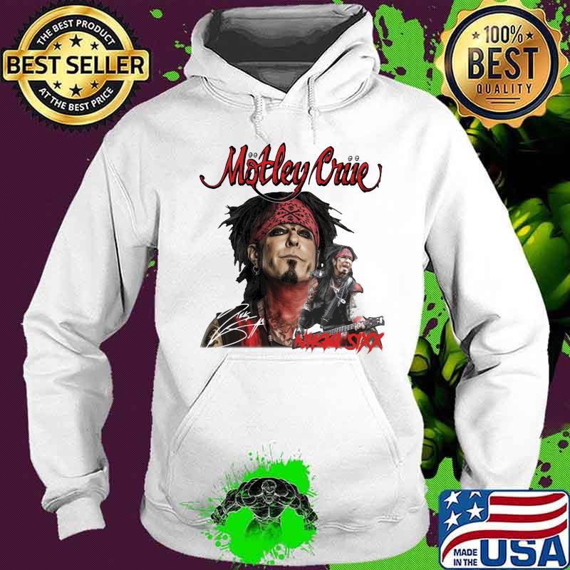 Motley Crue Nikka Sixx Player Guitar Electric Shirt Hoodie Motley Crue Nikka Sixx Player Guitar Electric Shirt Hoodie