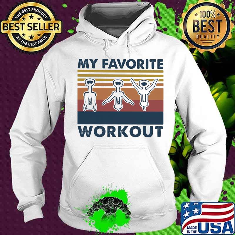 My Favorite Workour Weight Lifting Vintage Shirt