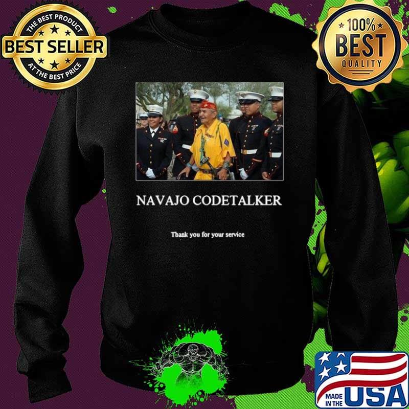 Navajo Code Talker Thank You For Your Service Sweater Navajo Code Talker Thank You For Your Service Sweater