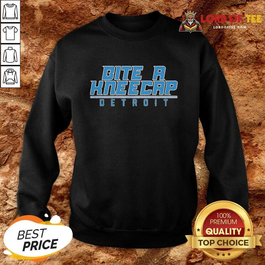 Official Bite A Kneecap Detroit Football Shirt
