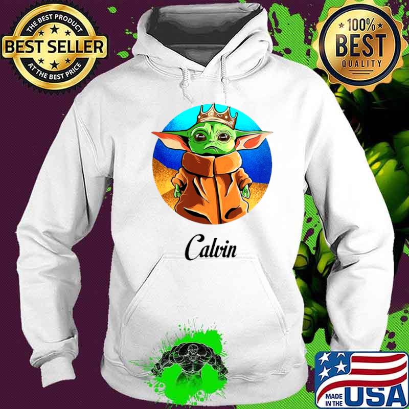 Personalized baby yoda calvin Hoodie Personalized baby yoda calvin Hoodie