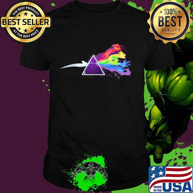 Pink Floyd Rainbow Pokemon Shirt