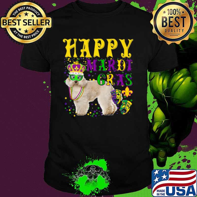 Poodle Dog Mardi Gras shirt