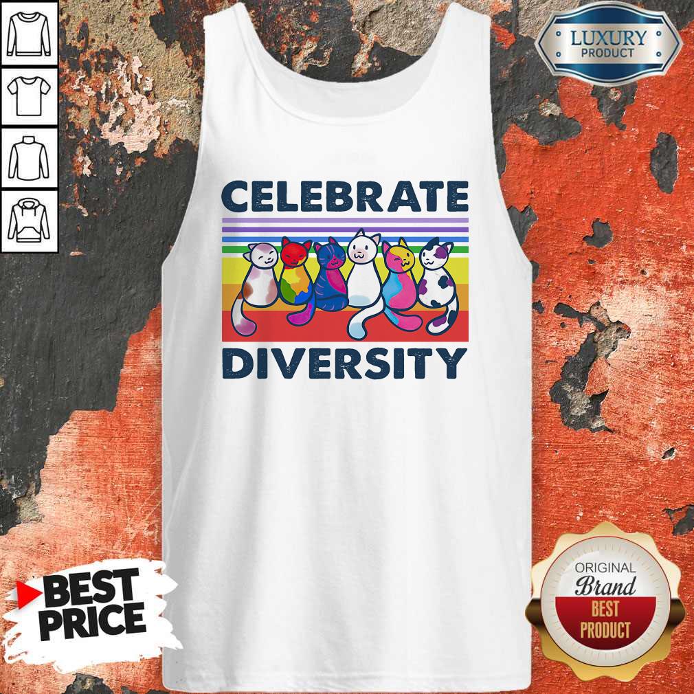 Premium Cats Celebrate Diversity Vintage Shirt