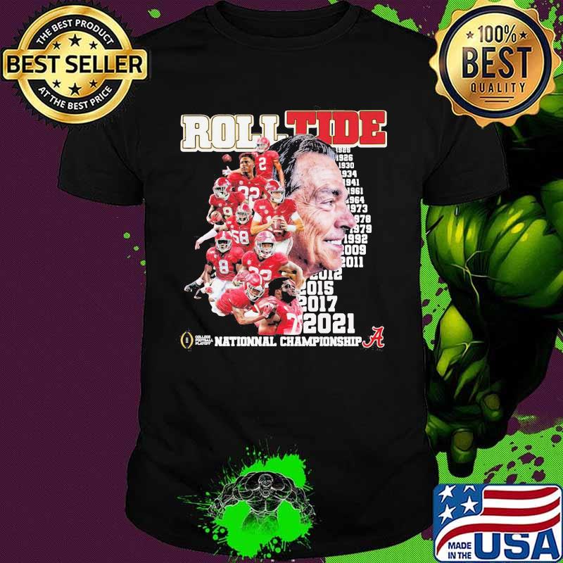 Roll Tide Alabama National Champion rugby Shirt