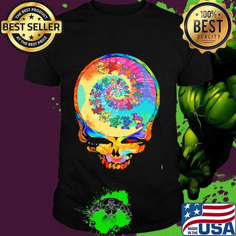 Skull Colors Dancing Bear Grateful Dead Shirt
